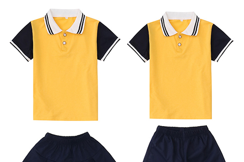纯棉夏季幼儿园园服小学生儿童校服套装校园运动短袖班服