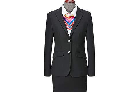 高端时尚女士职业休闲西服套装银行酒店商务办公修身V领女式西装