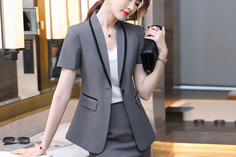 西装外套女夏薄款休闲小个子气质职业装套装工作服正装小西服夏季